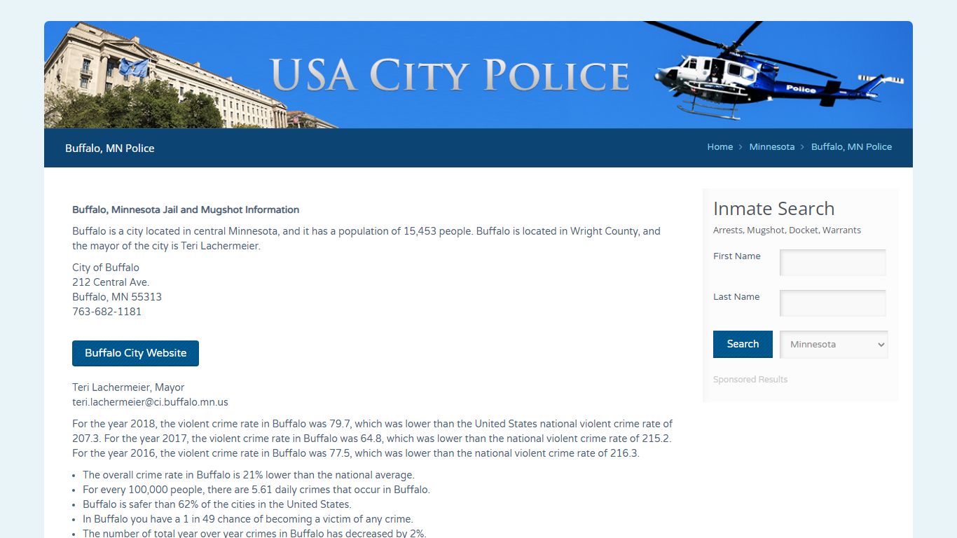 Buffalo, MN Police | Jail Records